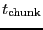 \ensuremath{t_\ensuremath{\mathrm{chunk}}}