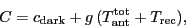 \begin{displaymath}
\ensuremath{C}= \ensuremath{c_\ensuremath{\mathrm{dark}}}+ ...
...m{rec}}\ifthenelse{\equal{}{}}{}{^\ensuremath{\mathrm{}}}}),
\end{displaymath}