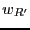 $w_{R'}$