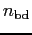 $n_{\rm bd} $
