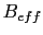 $B_{eff}$