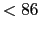 $<86$